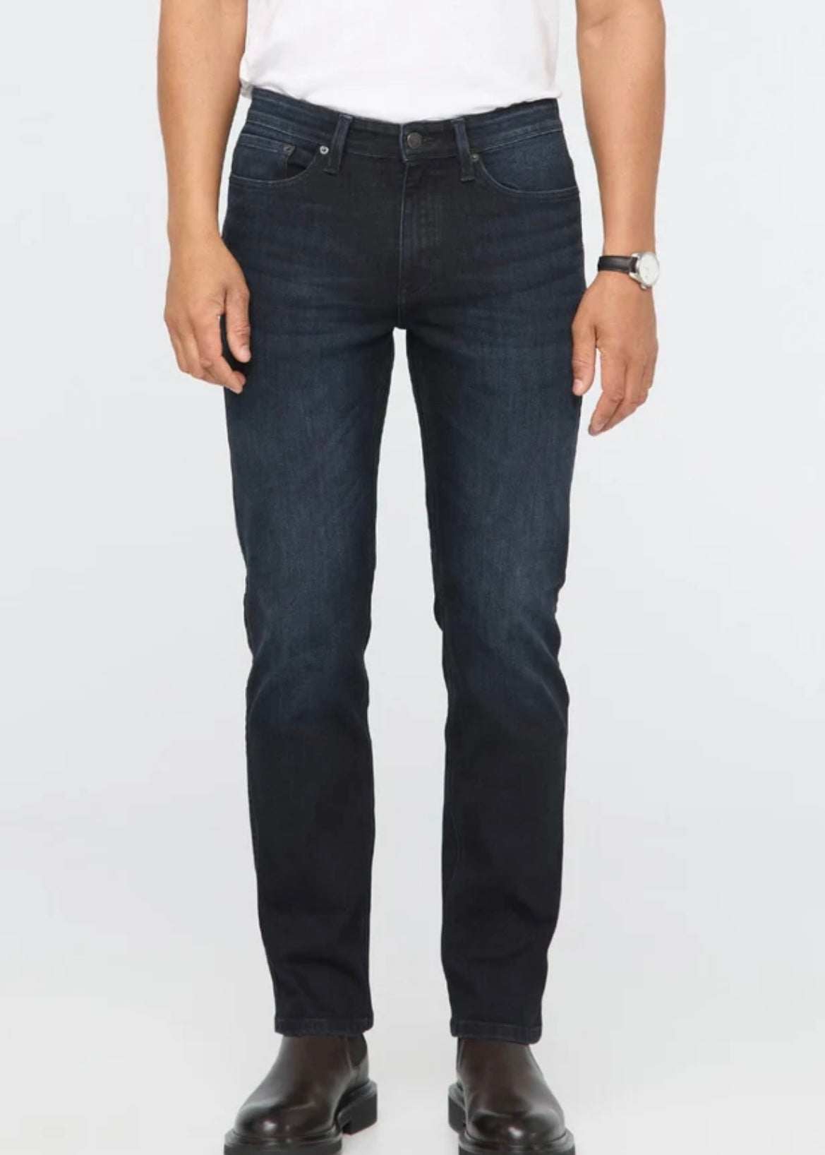 Performance Denim+ Straight - Carbon Stone