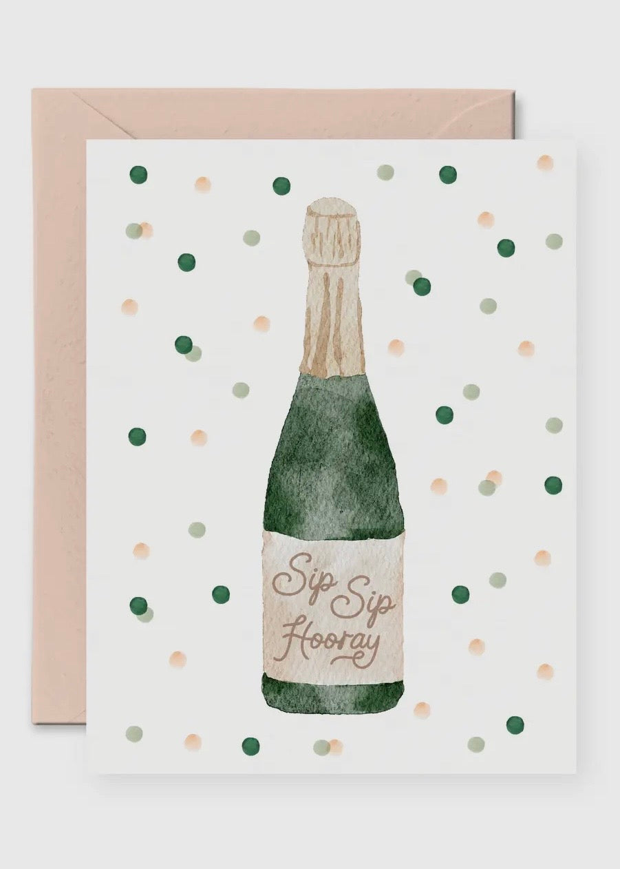Sip Sip Hooray Card