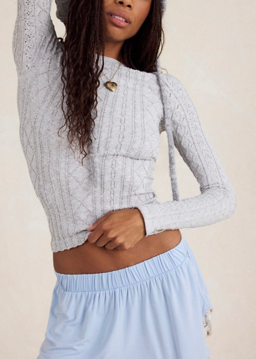 So Soft Seamless Modal Cable Long Sleeve