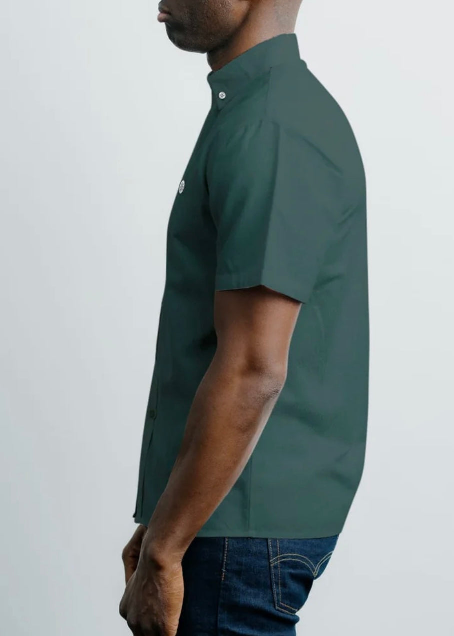 Short Sleeve Oxford Dress Shirt