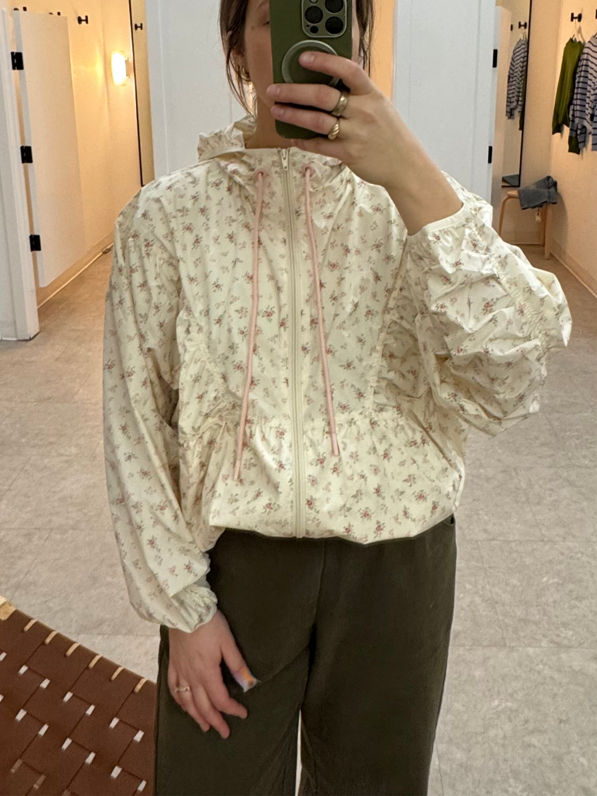 Ditsy Floral Windbreaker