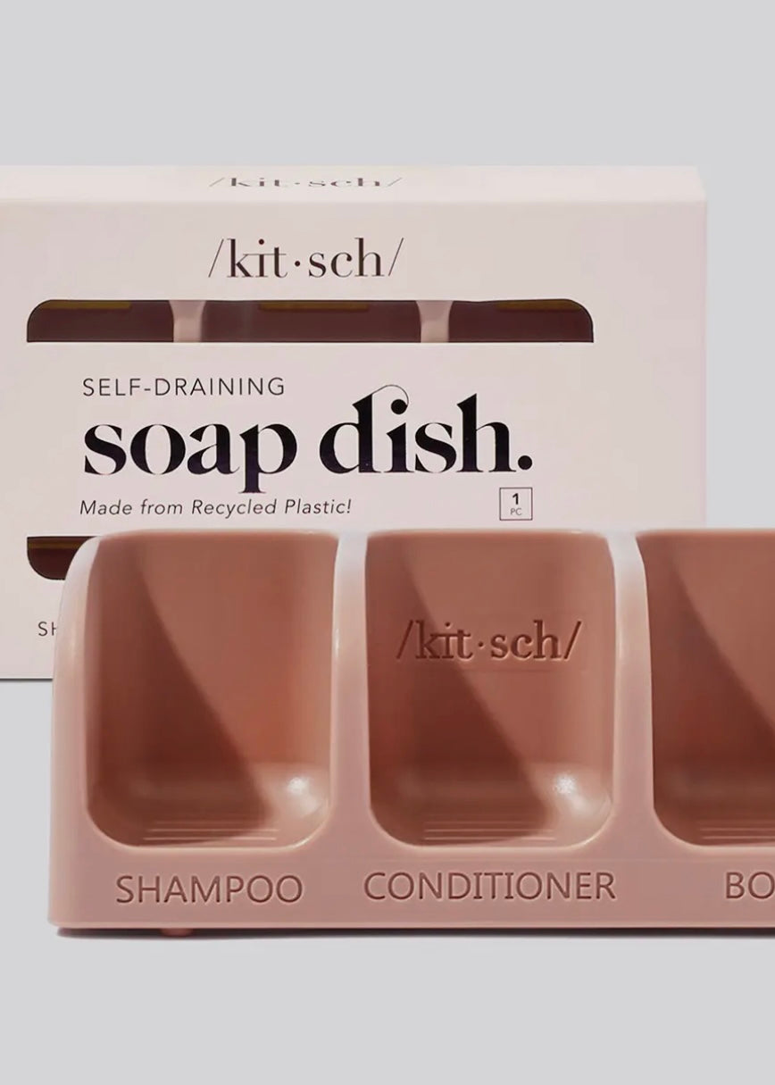 Self-Draining Soap Dish