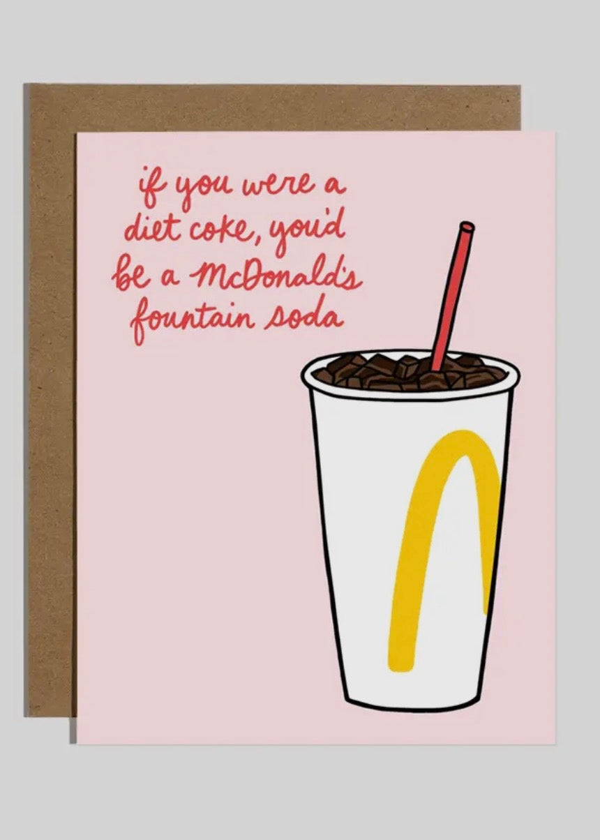 Fountain Soda Love Card