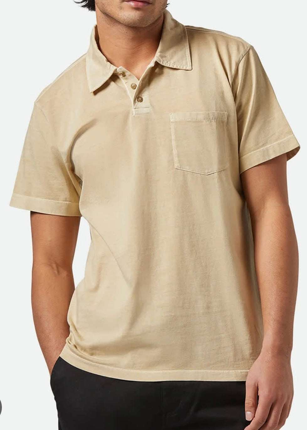 Vintage Washed Polo Knit