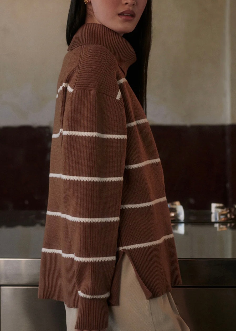 Hamish Stitch Knit Sweater