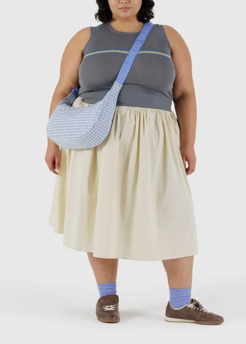 Medium Nylon Crescent Bag