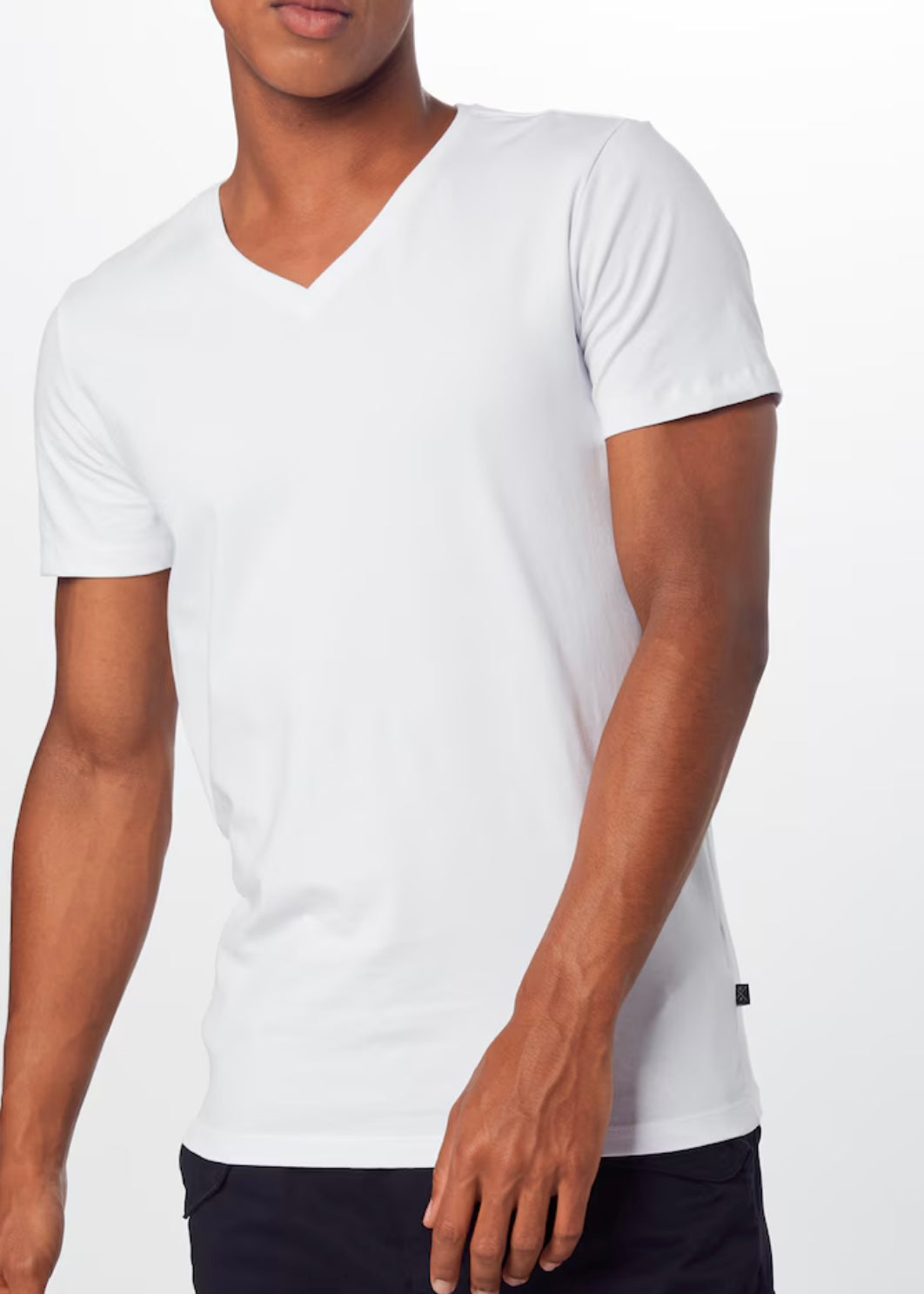 Lincoln White V Neck