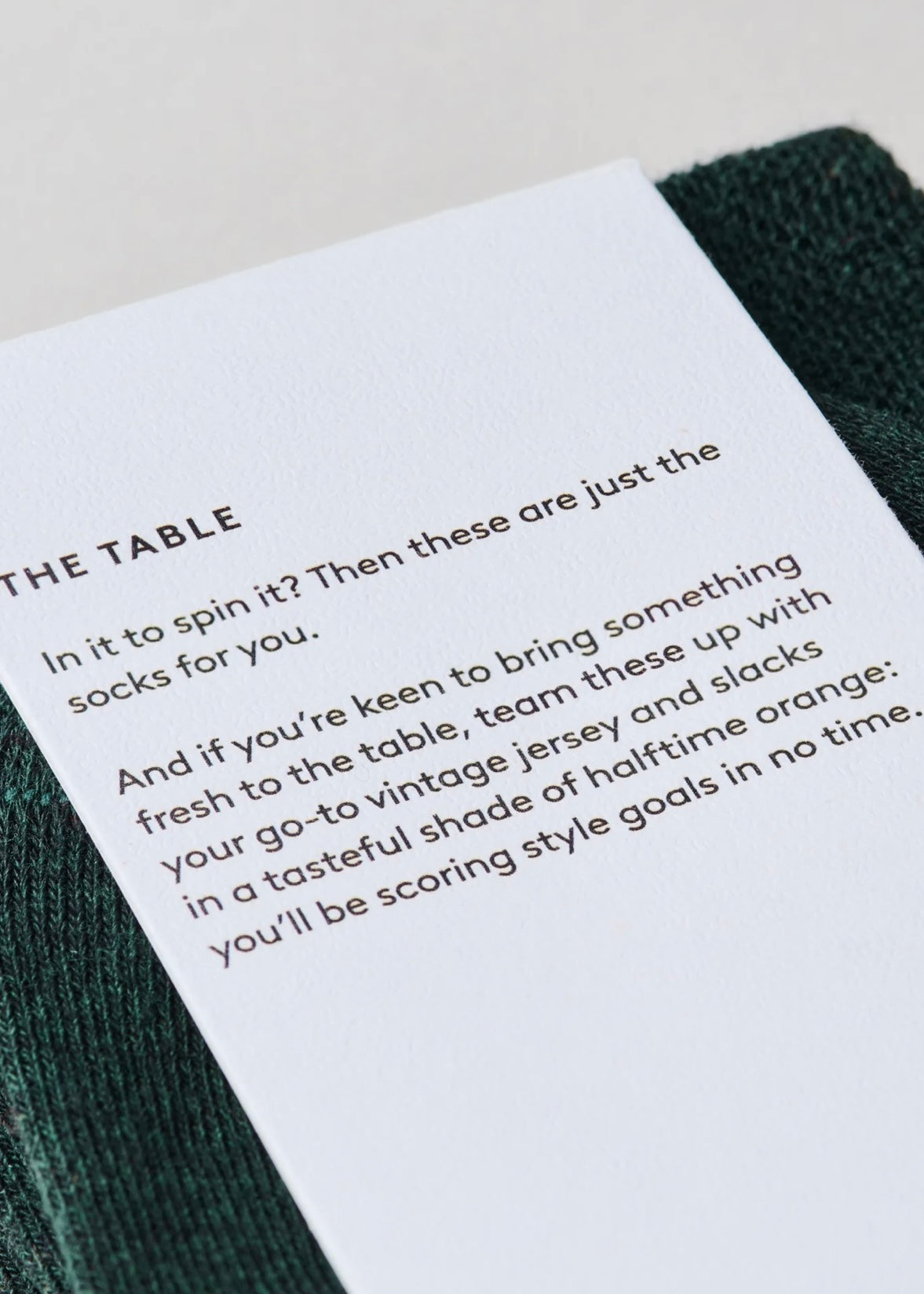 The Table Socks