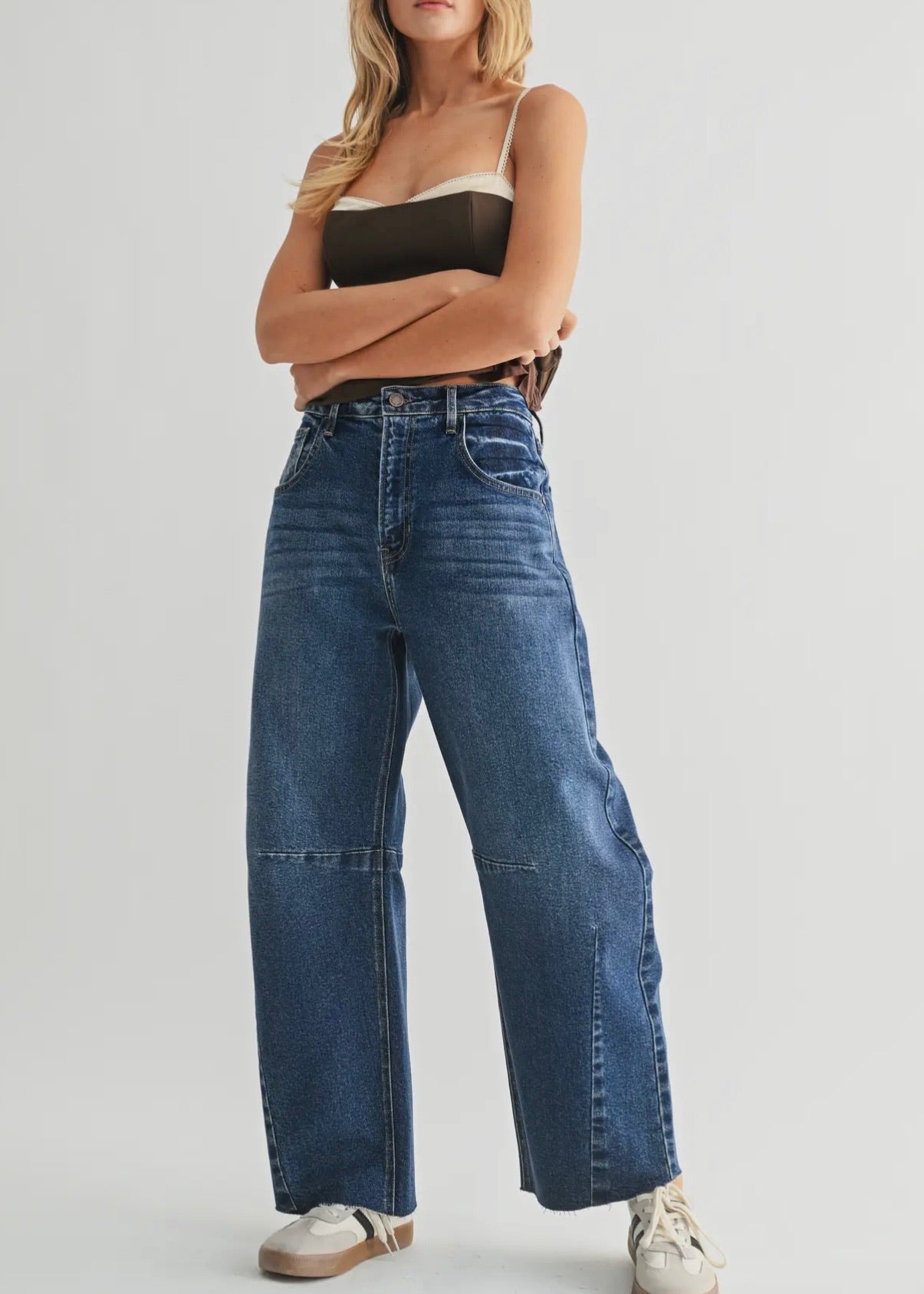 Barrel Jean w/ Seams