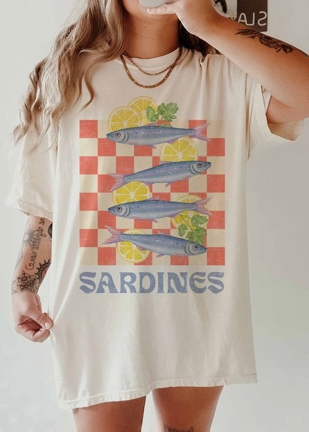 Sardines Dinner Plate Tee