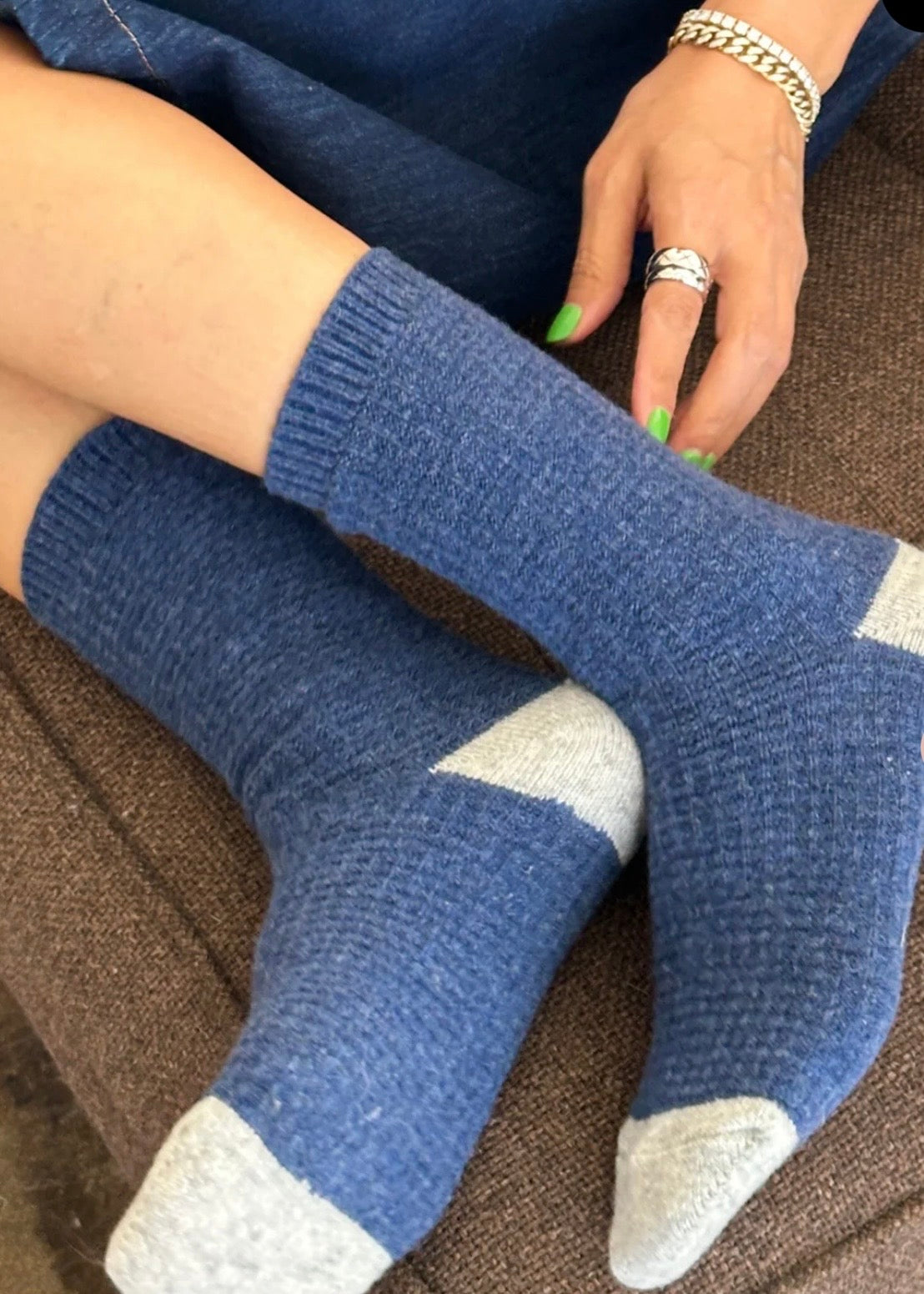 Wool Waffled Socks