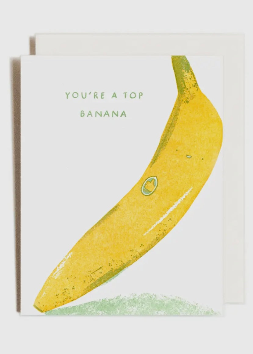 Top Banana Greeting Card
