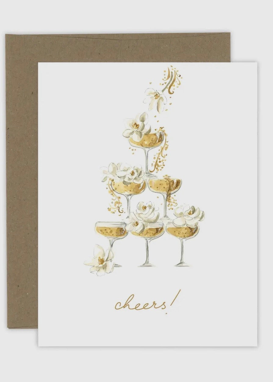 Champagne Cheers Card