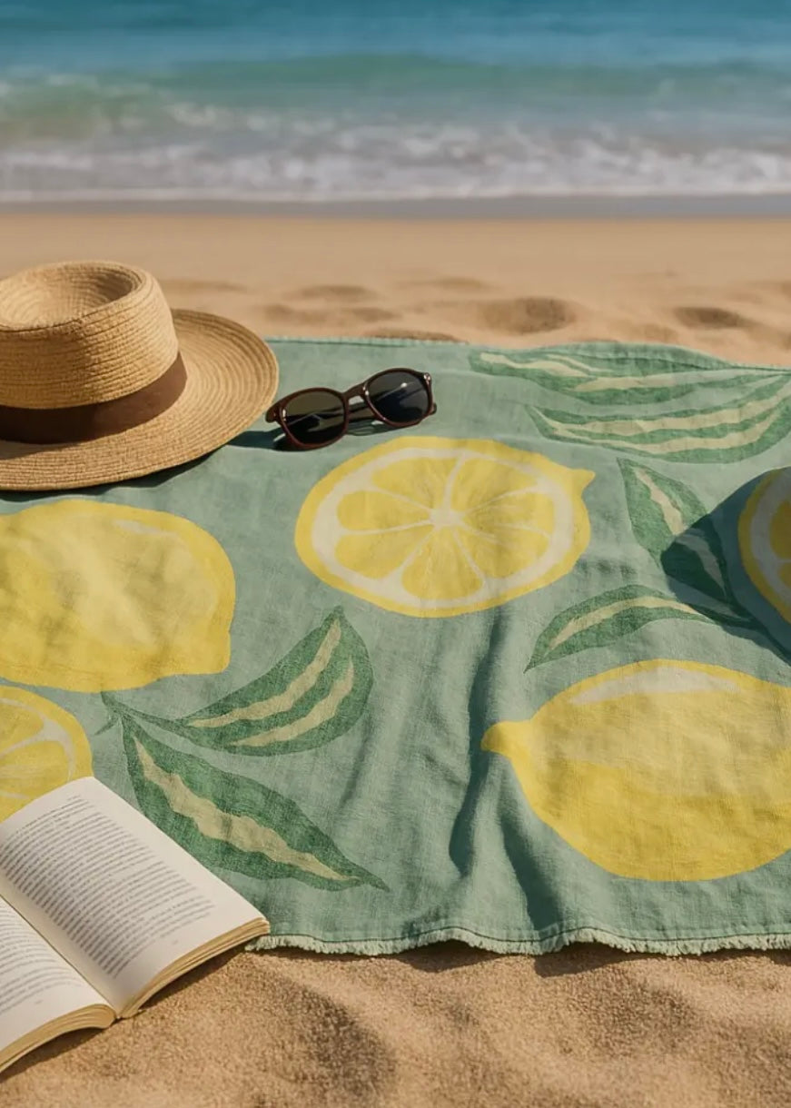 Tropical Bliss Turkish Beach Towel