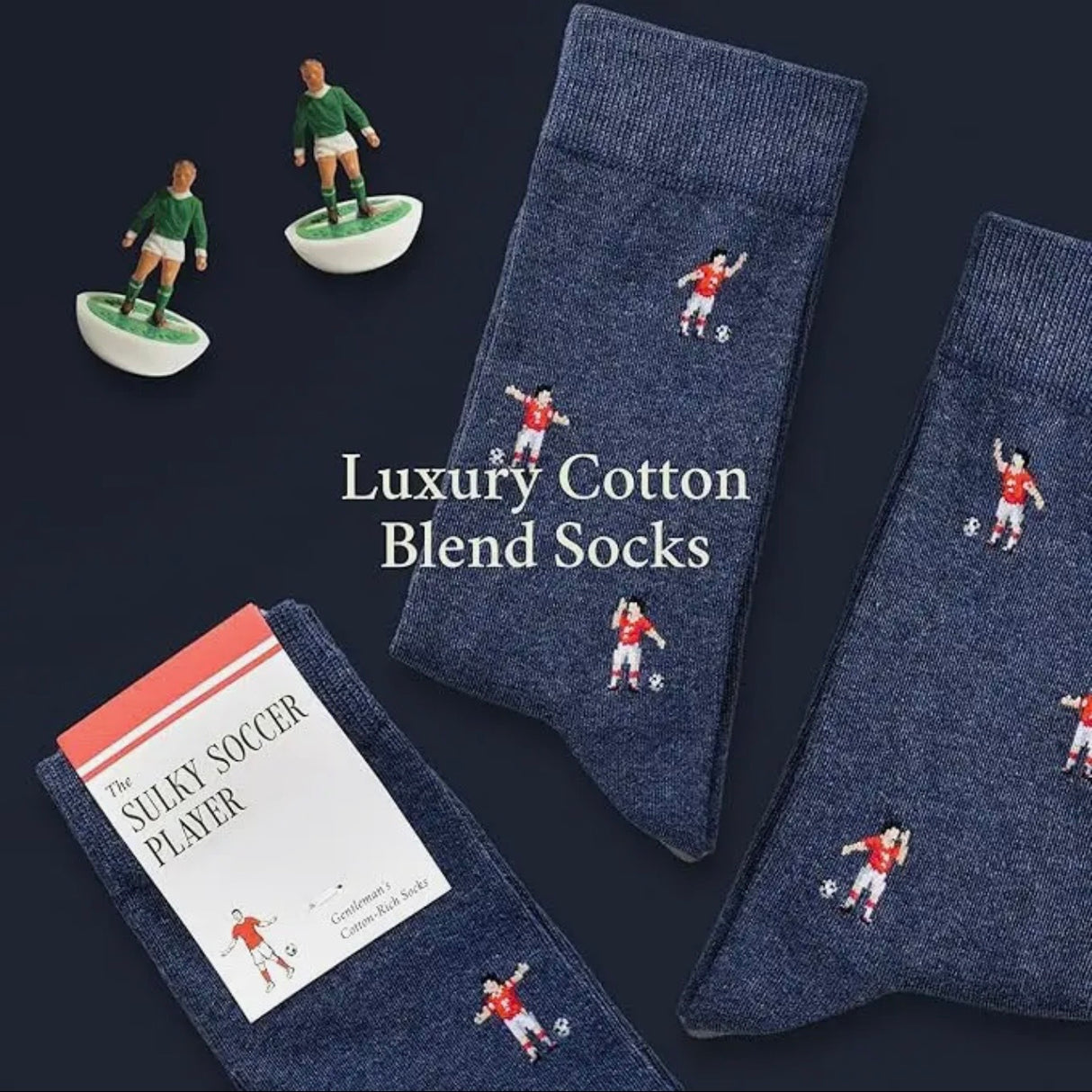 The Sulky Soccer Player Socks