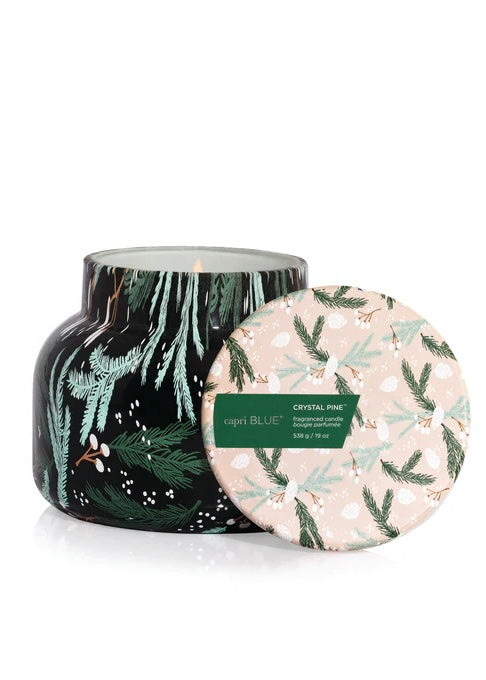 Crystal Pine Holiday Pattern Play Signature Candle