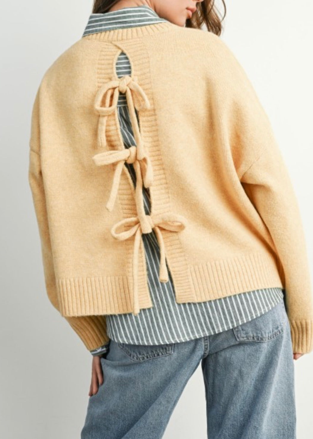 Butter Tie Back Sweater