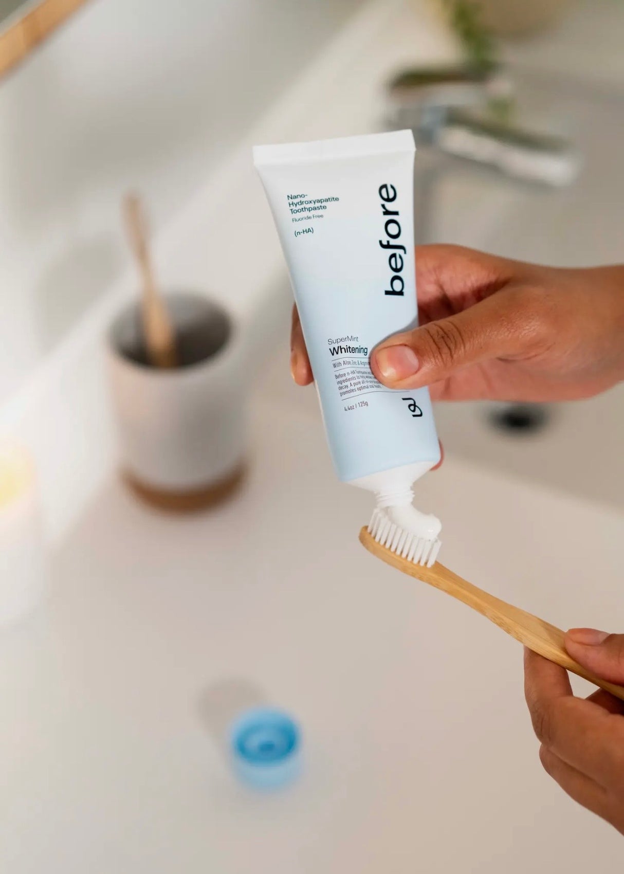 Nano-Hydroxyapatite Supermint Whitening Toothpaste