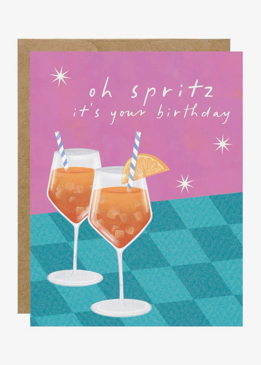 Spritz Birthday Card