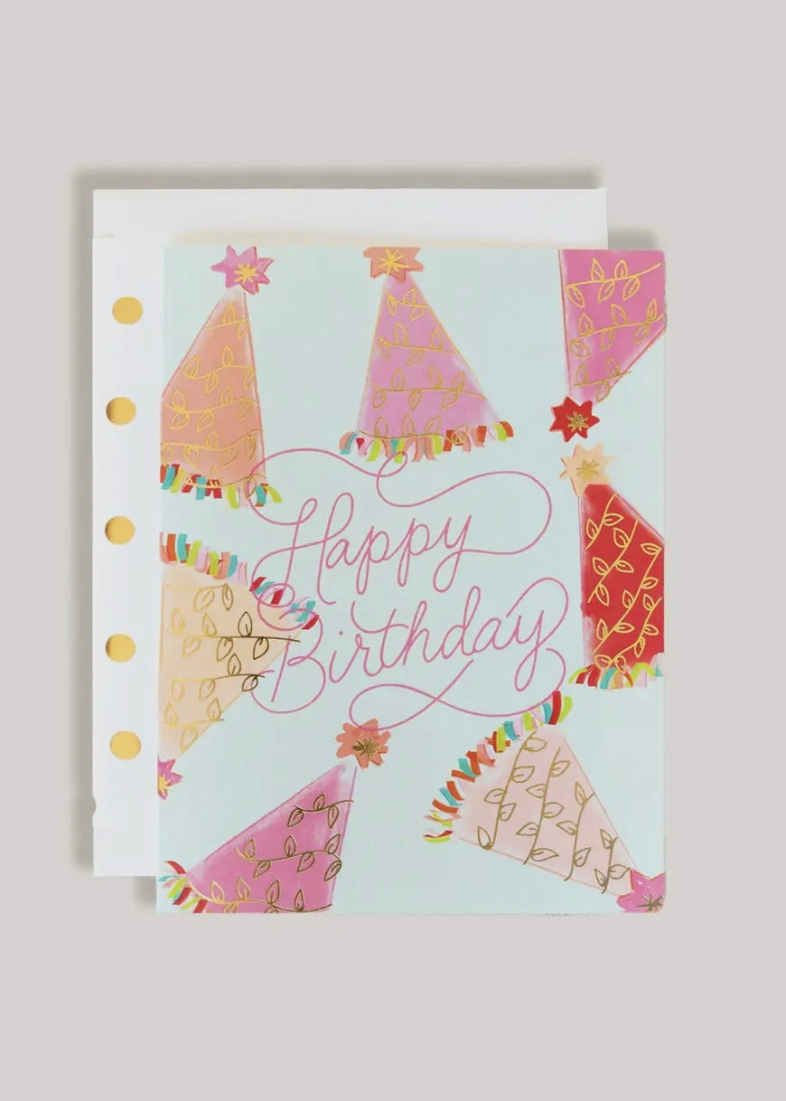 Happy Birthday Hats Card