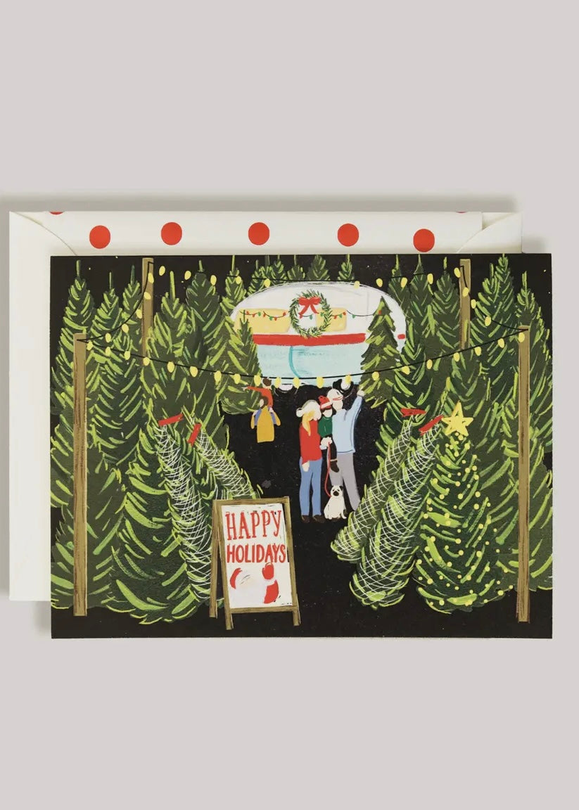 Tree Lot Holiday Card