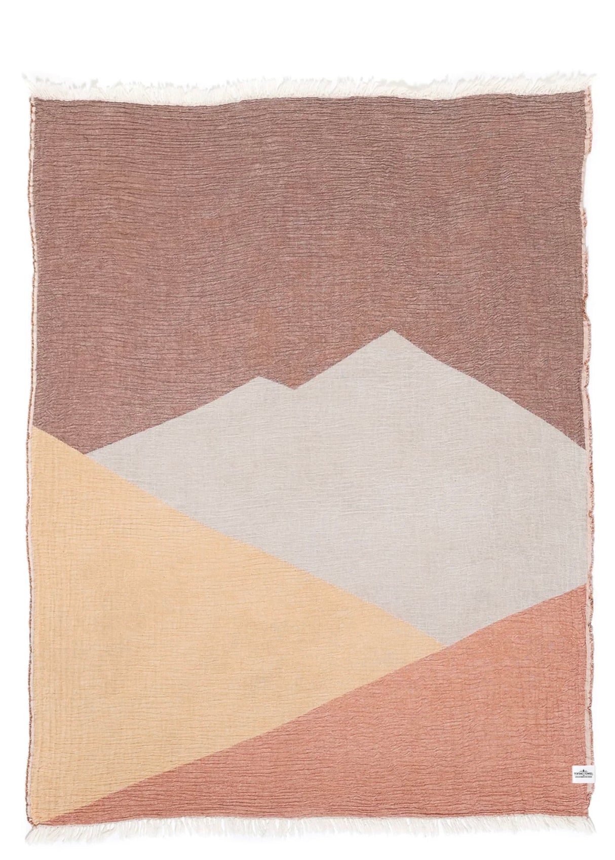 The Meander Muslin Throw