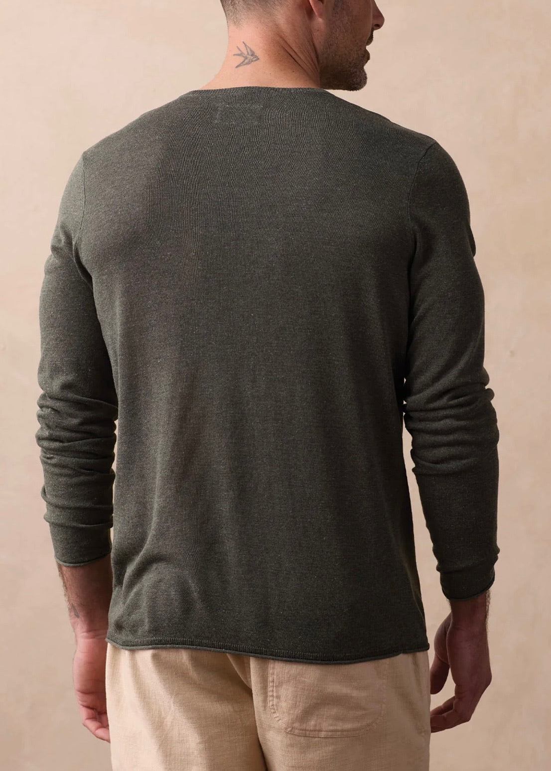 Summer Linen-Blend Henley
