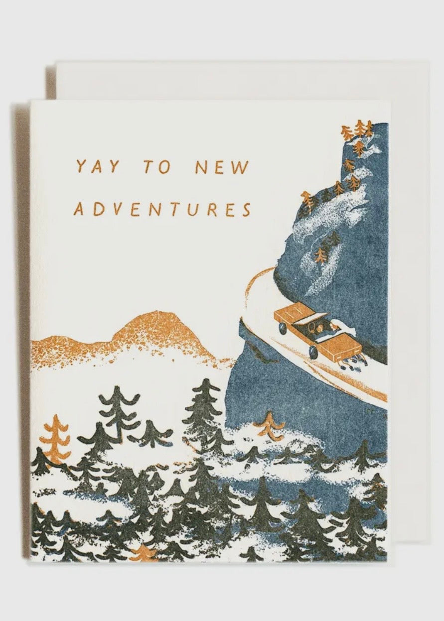 New Adventures Wedding Card