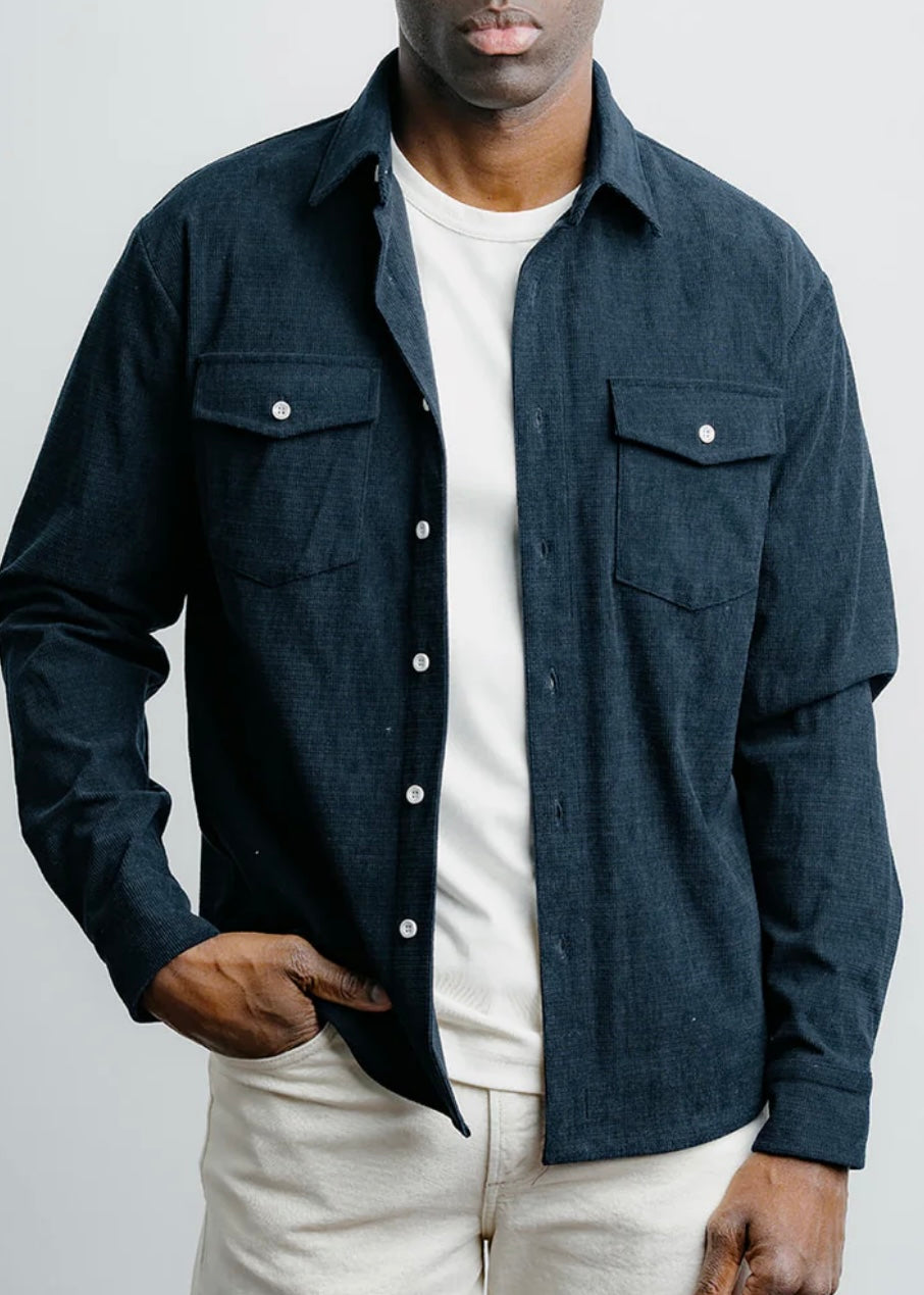 Textured Overshirt