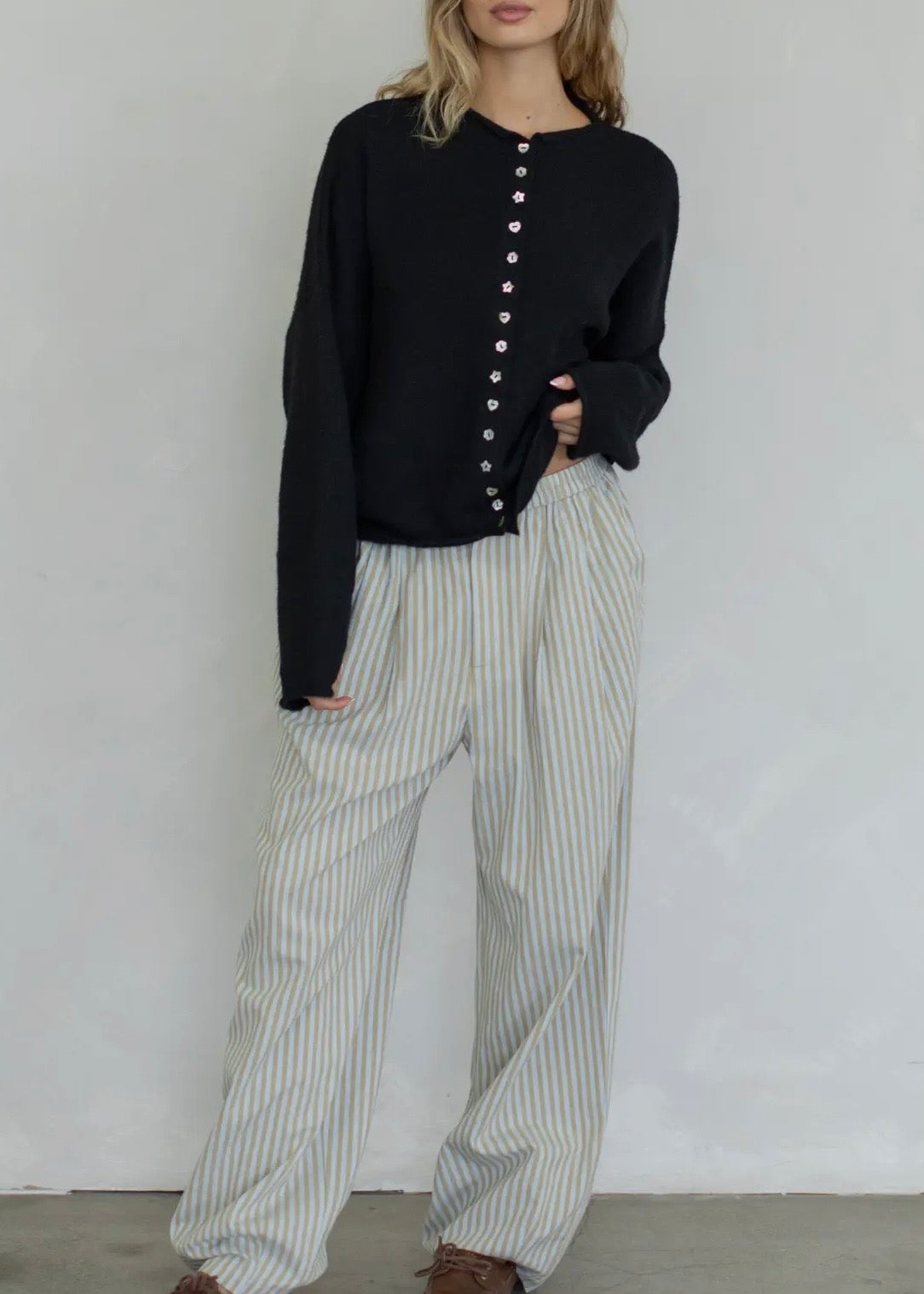 Piper Mismatched Button Cardigan