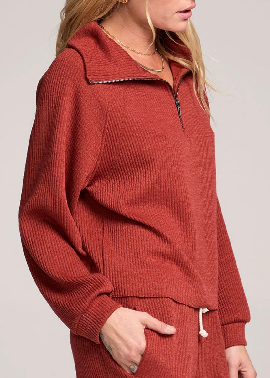 Half Zip Raglan Pullover