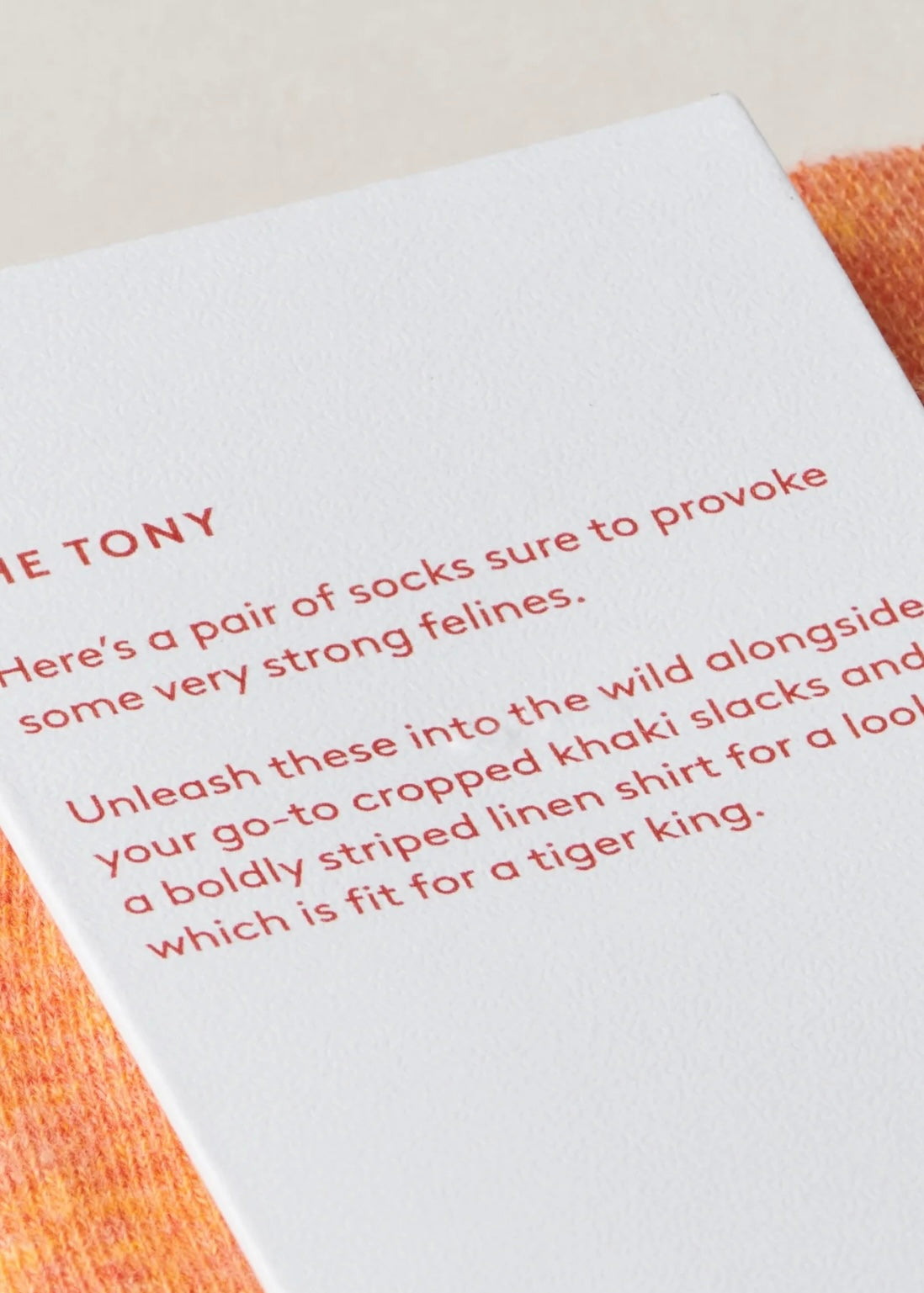 The Tony Tiger Socks