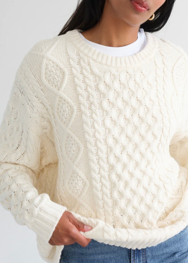 Irish Cable Knit Sweater