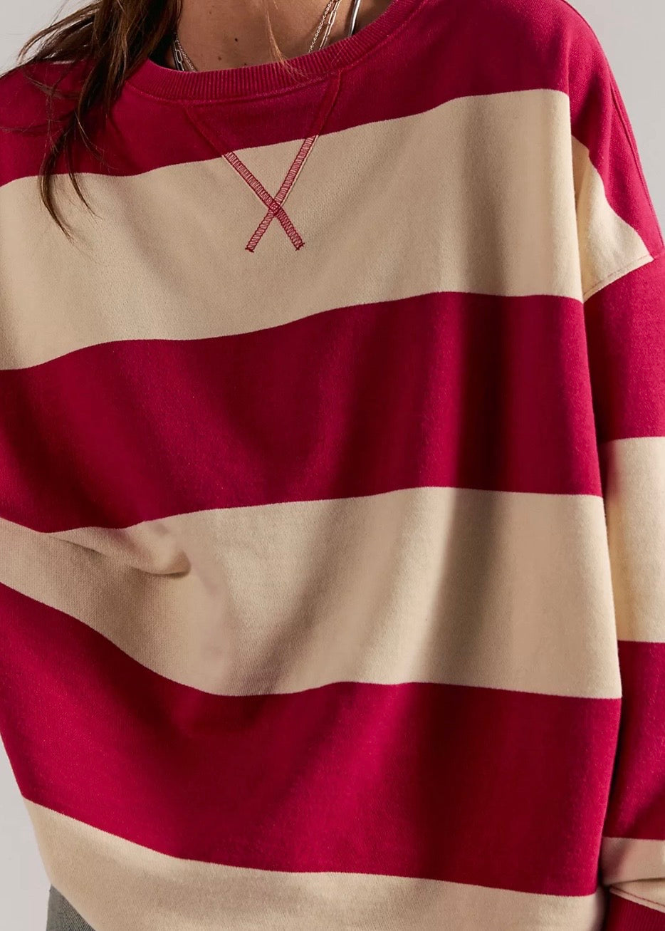 Classic Crew Wide Stripe