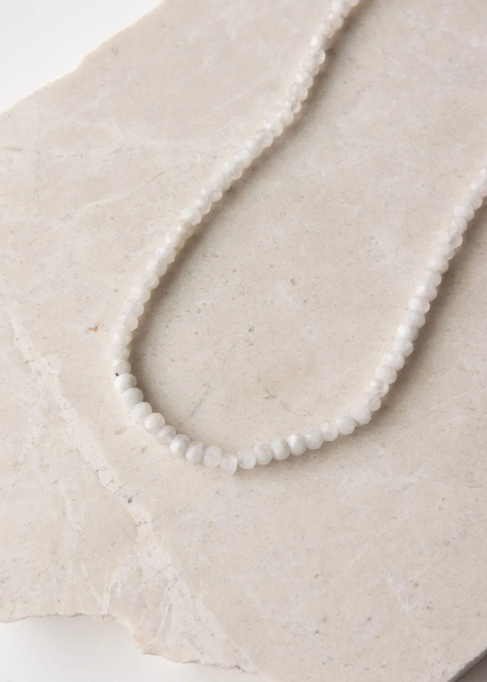 Moonstone Beaded Necklace