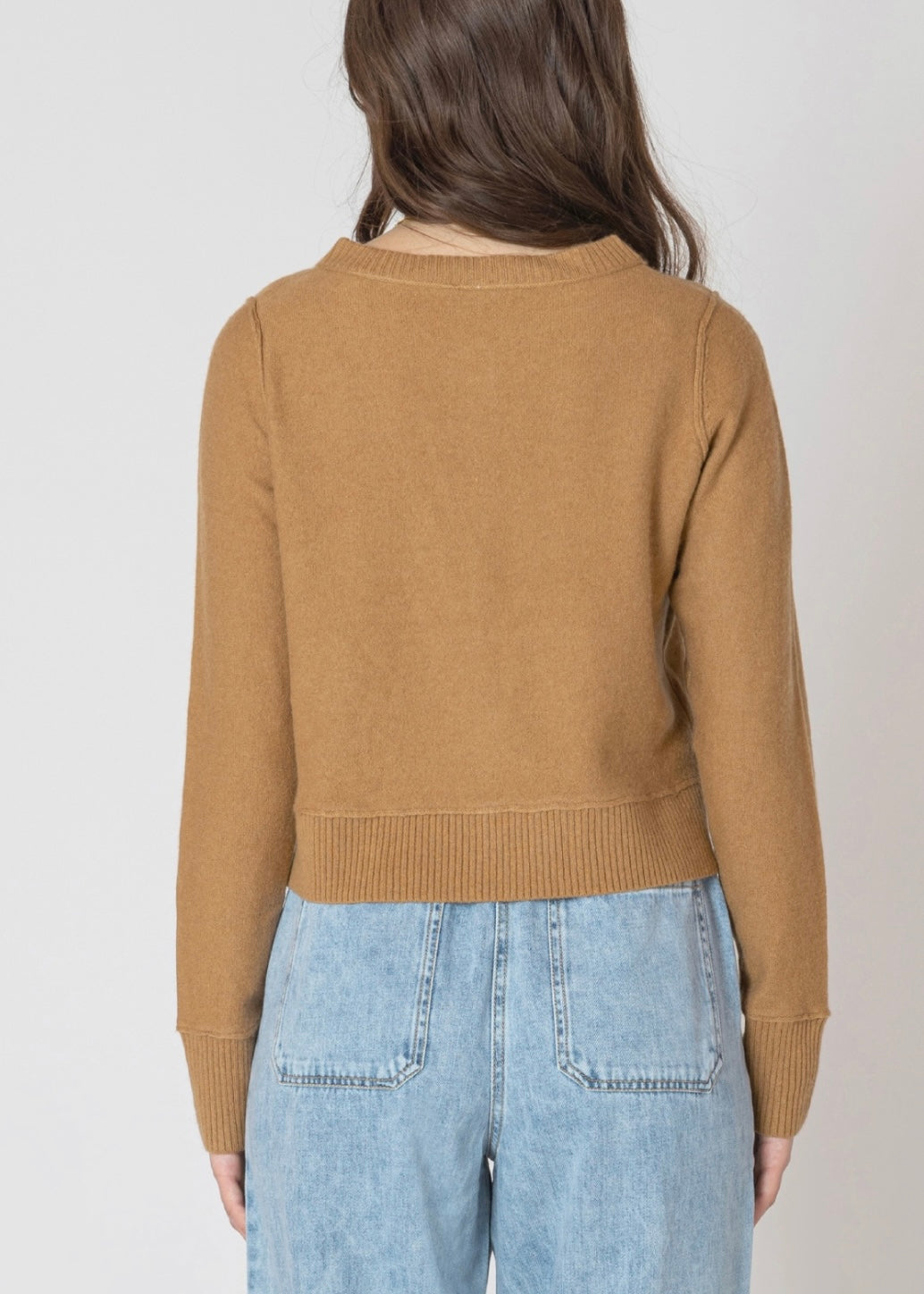 Easy Crewneck Cardigan