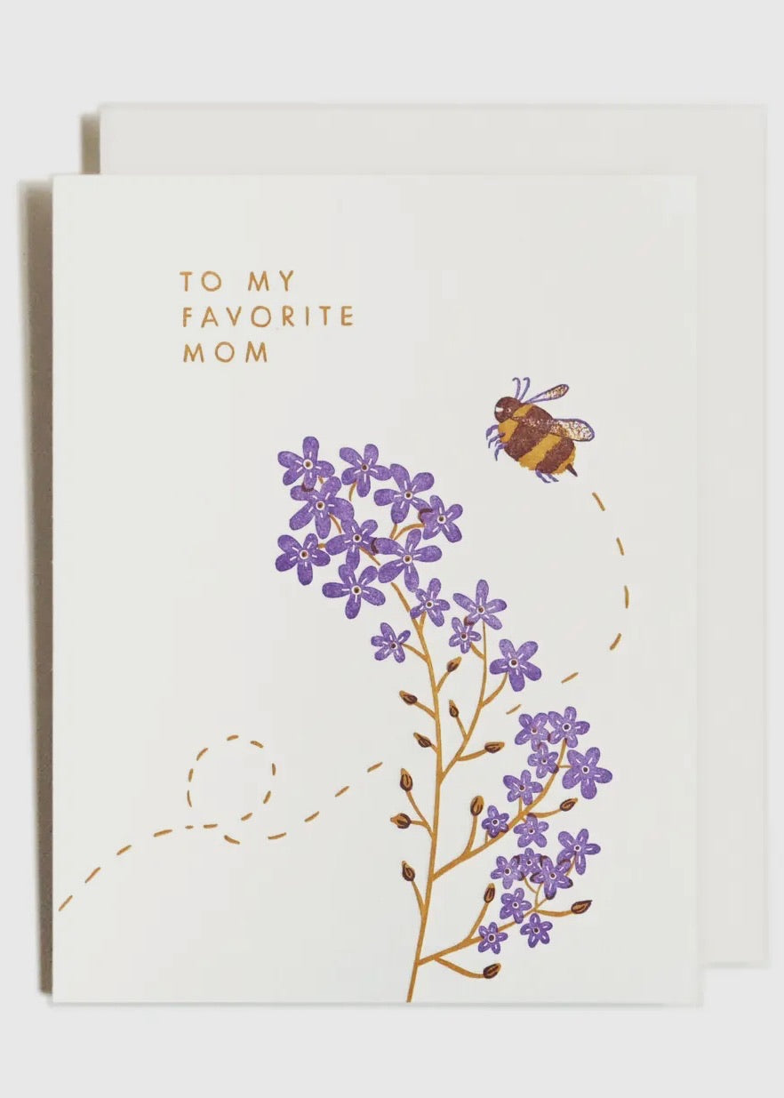 Mom Bumblebee Greeting Card
