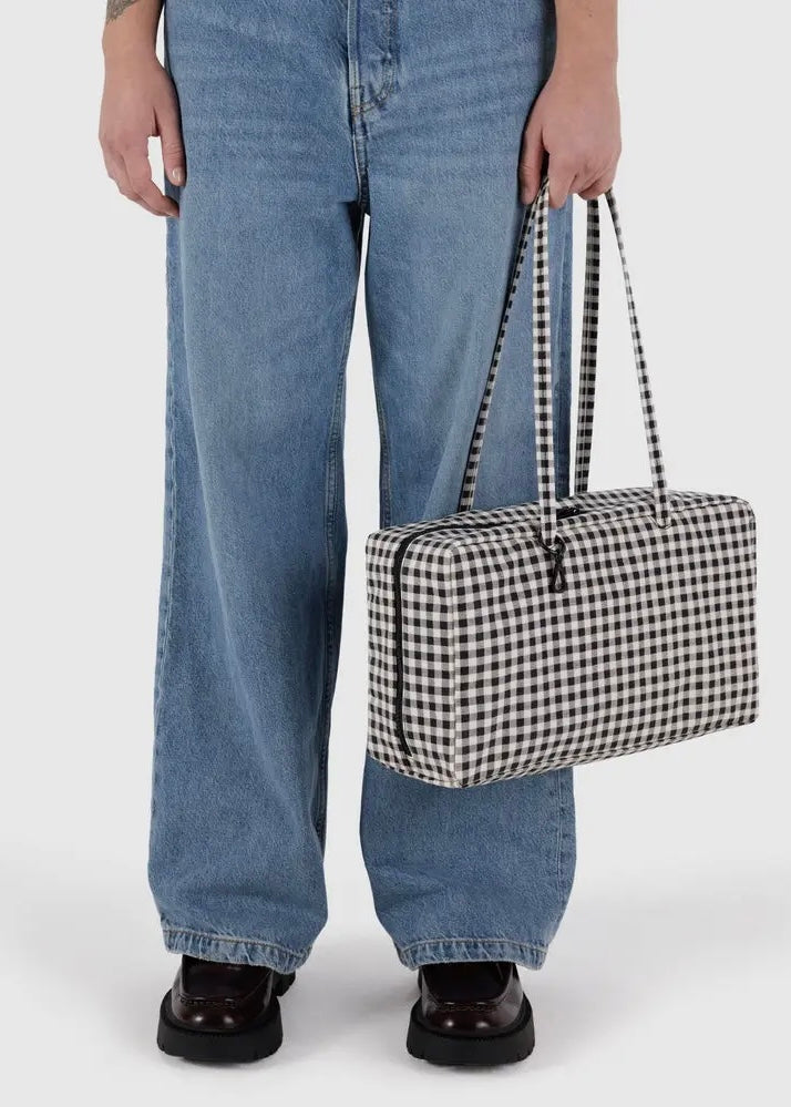 Medium Nylon Bowler Bag