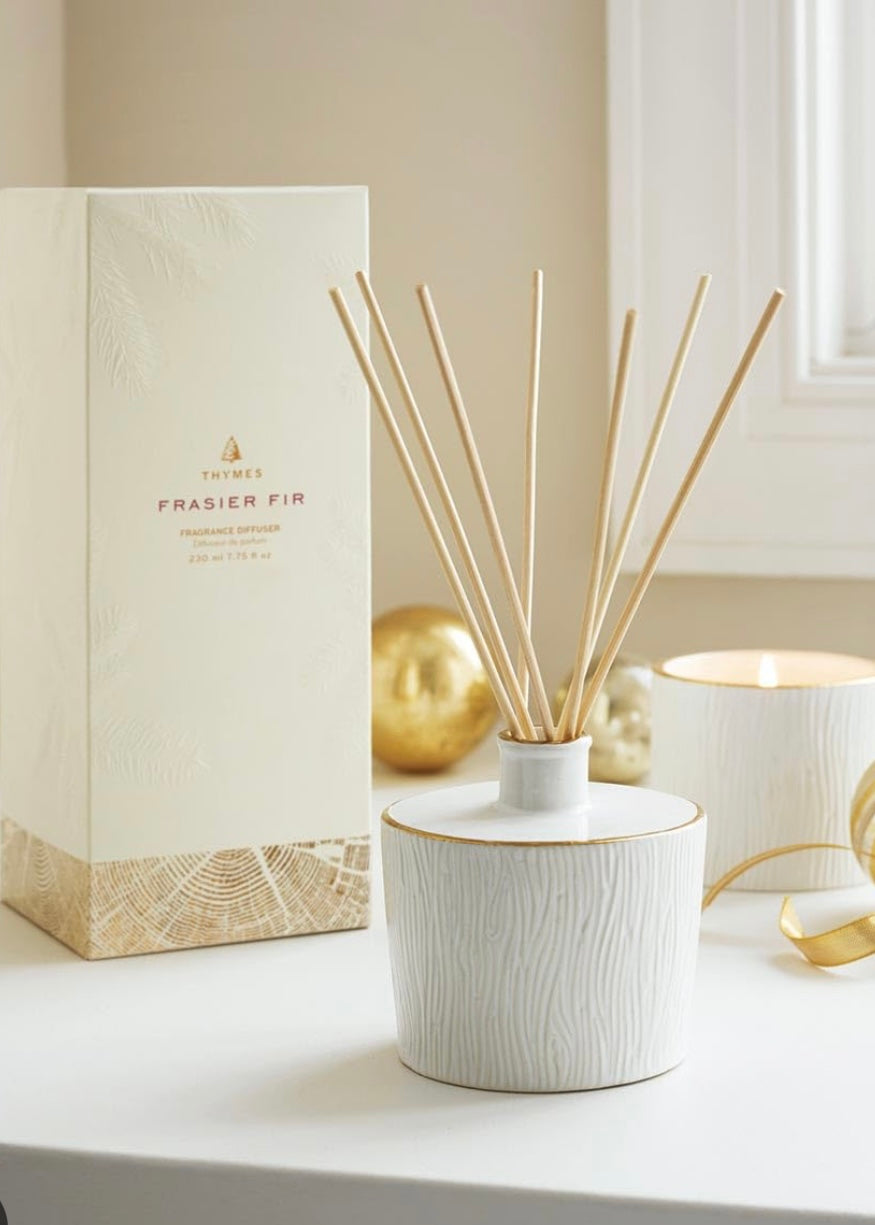 Frasier Fir Gilded Ceramic Reed Diffuser