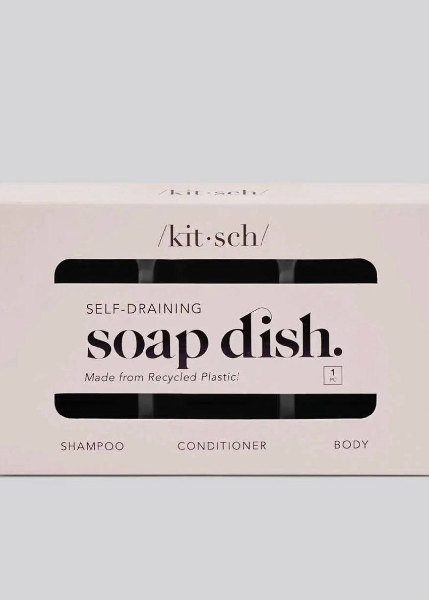 Self-Draining Soap Dish