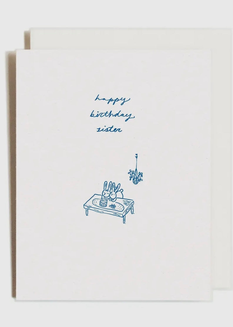 Birthday Sisters Greeting Card