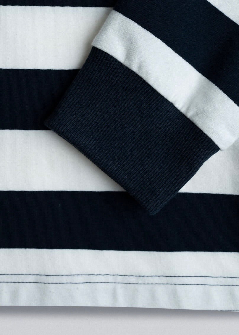 Denim Collar Rugby Shirt