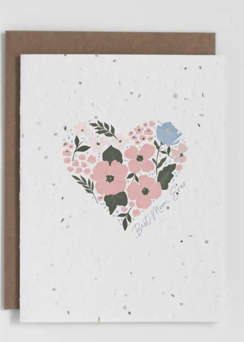 Plantable Greeting Card - Best Mom, Ever