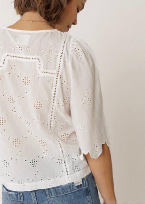 Lace Detail Blouse