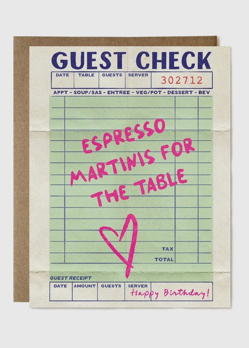 Espresso Martini Guest Check