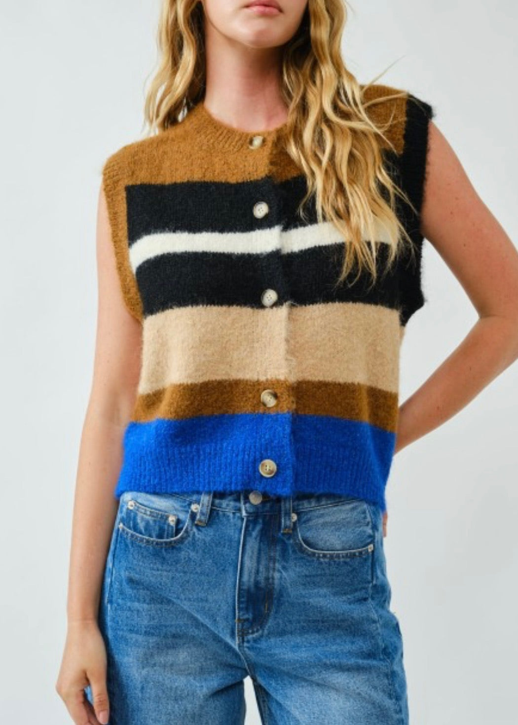 Louie Stripe Vest