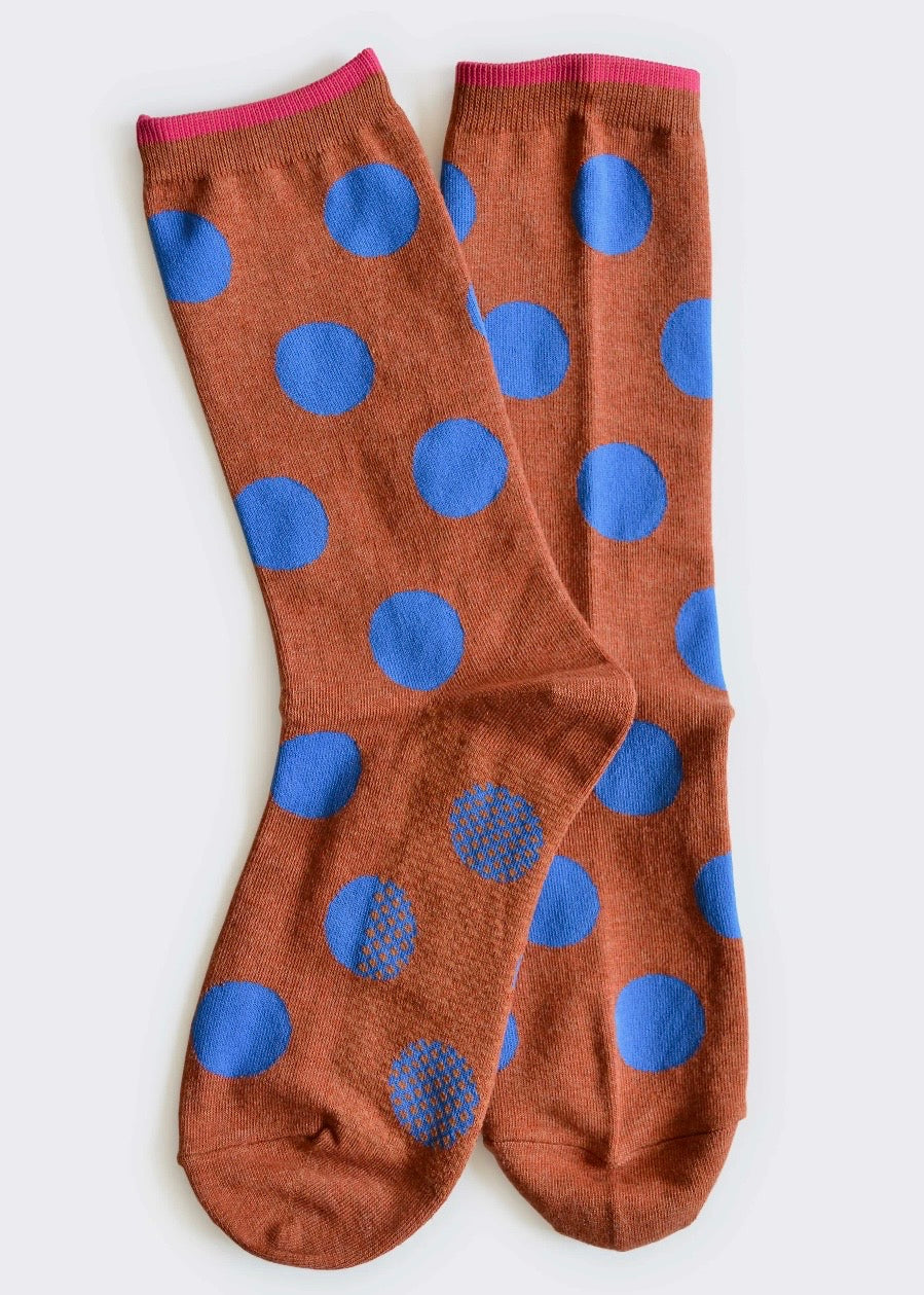 Panhandle Classic Dot Crew Socks