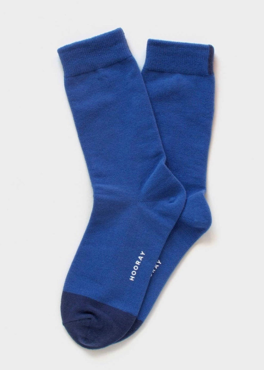 Two Tone Crew Socks