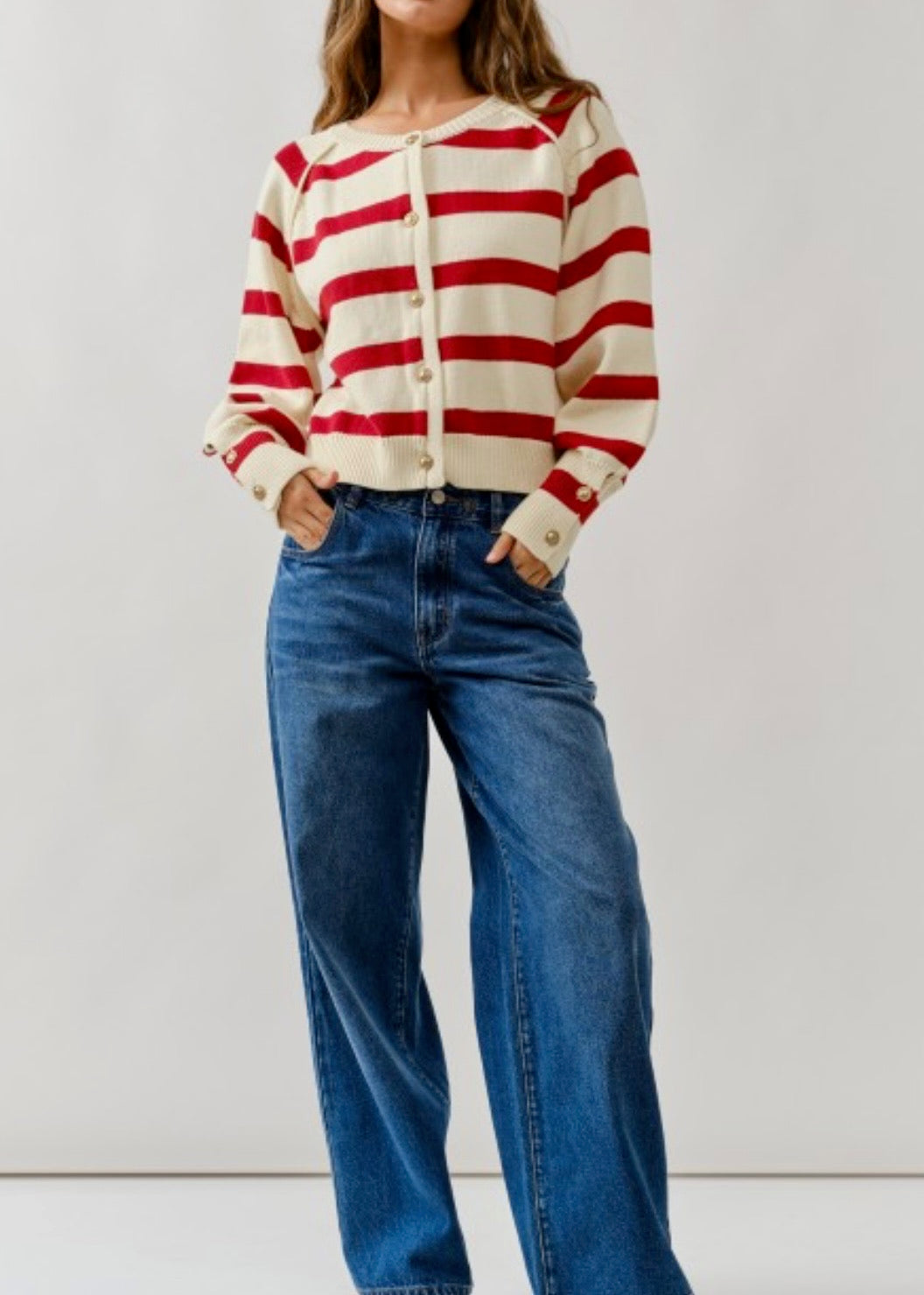 Margo Stripe Cardigan