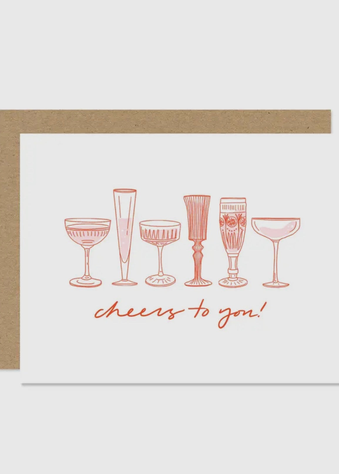 Vintage Champagne Card